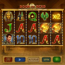 Infinity Casino - Slot Book of Dead - Tema Avventura