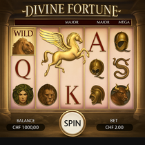 Infinity Casino - Slot Divine Fortune - Tema Mitologia Greca